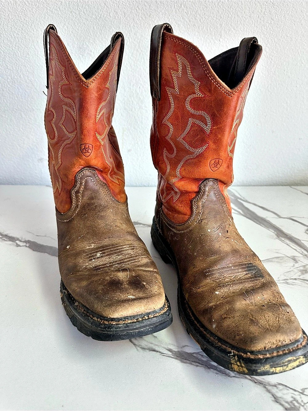 Ariat Workhog Men's Work Boots US 9.5 D Brown Leather